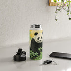 Smiling Panda Among Bamboo Water Bottle Gallery Image 4
