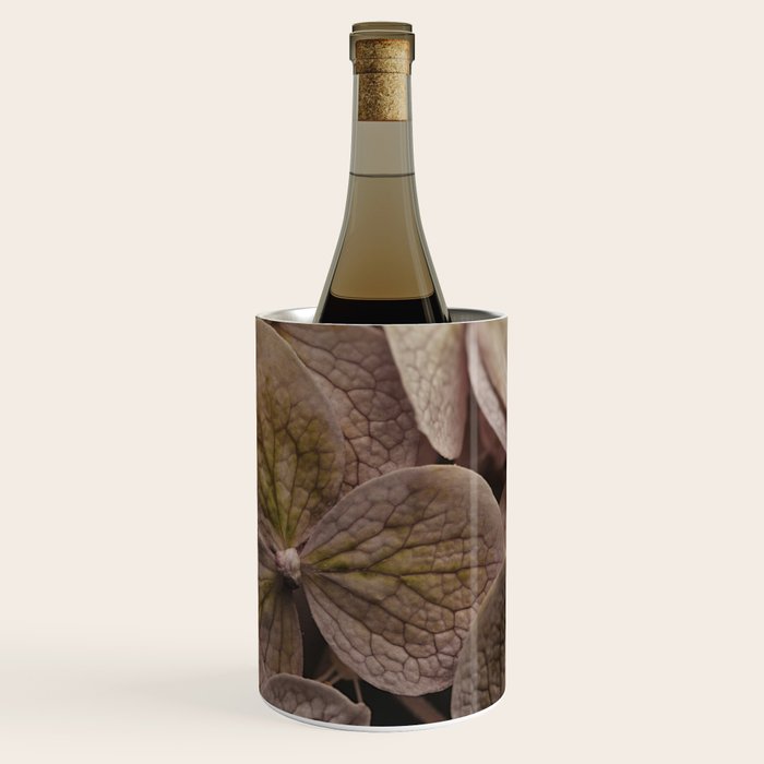 Hydrangea - botanical flower photograph pastel purple Wine Chiller Gallery Image 3