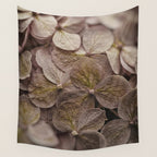 Hydrangea - botanical flower photograph pastel purple Wall Tapestry Gallery Image 4