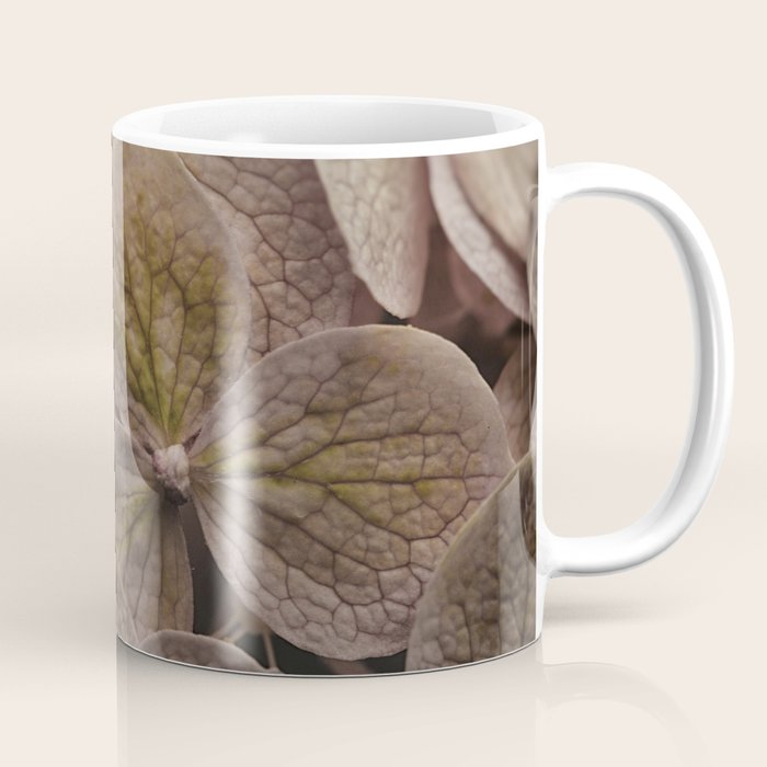 Hydrangea - botanical flower photograph pastel purple Coffee Mug Gallery Image 1