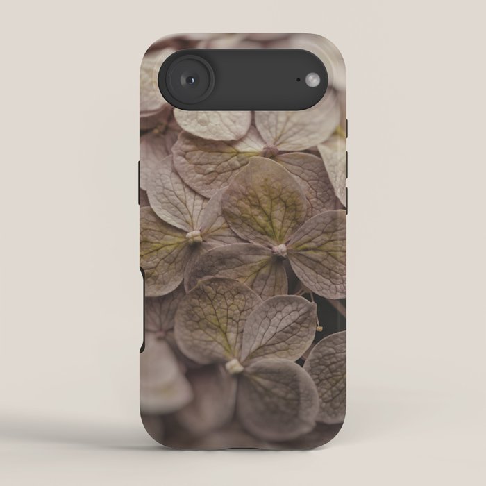 Hydrangea - botanical flower photograph pastel purple iPhone Case Gallery Image 2