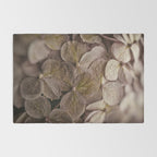 Hydrangea - botanical flower photograph pastel purple Rug Gallery Image 2