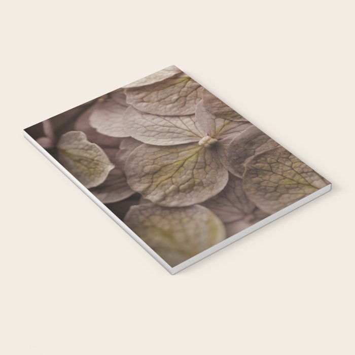Hydrangea - botanical flower photograph pastel purple Notebook Gallery Image 3