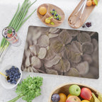 Hydrangea - botanical flower photograph pastel purple Cutting Board Gallery Image 2