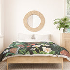 Rabbit and Strawberry Garden Duvet Cover Gallery Image 3