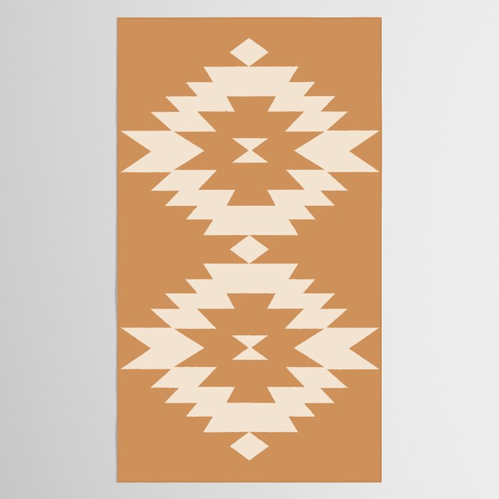 Southwestern Minimalism - Desert Orange Tablecloth Gallery Image 2