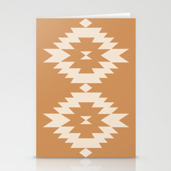 Southwestern Minimalism - Desert Orange Stationery Card Gallery Image 1