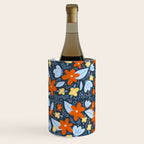 Red and yellow flowers pattern Wine Chiller Gallery Image 3