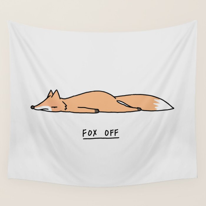 Fox Off Wall Tapestry Gallery Image 4