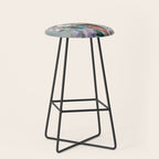 Floral Peacock Garden Stool Gallery Image 1