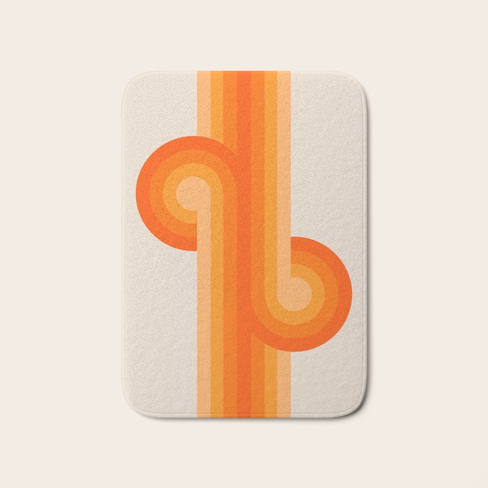 Creamsicle Knots Bath Mat Gallery Image 1