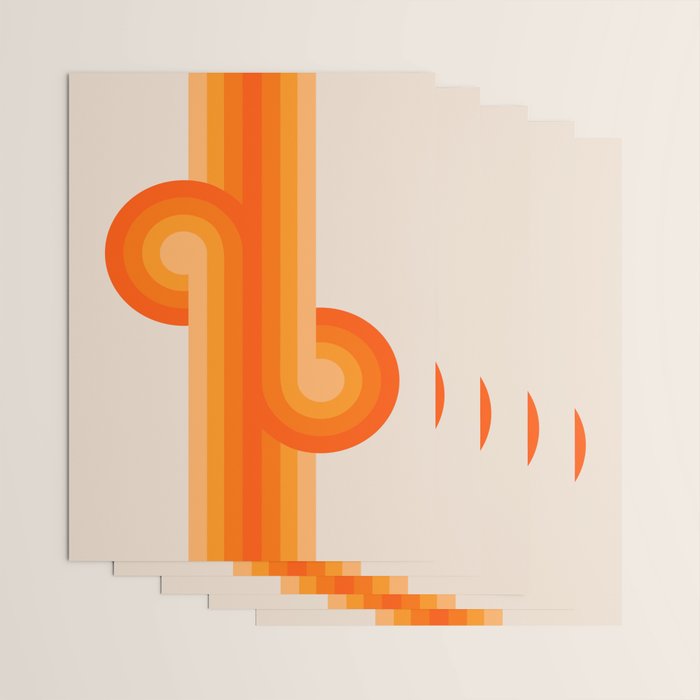 Creamsicle Knots Wrapping Paper Gallery Image 3