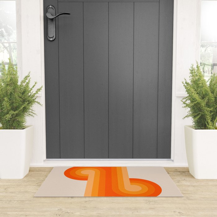 Creamsicle Knots Welcome Mat Gallery Image 3
