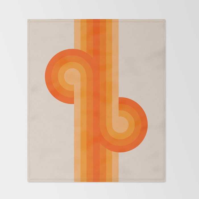 Creamsicle Knots Throw Blanket Gallery Image 2
