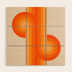 Creamsicle Knots Wood Wall Art Gallery Image 1