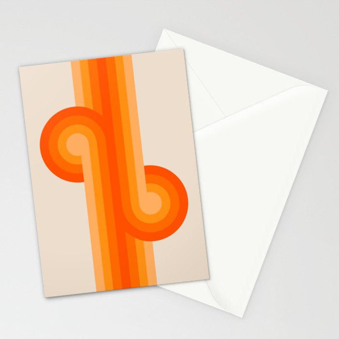 Creamsicle Knots Stationery Card Gallery Image 2