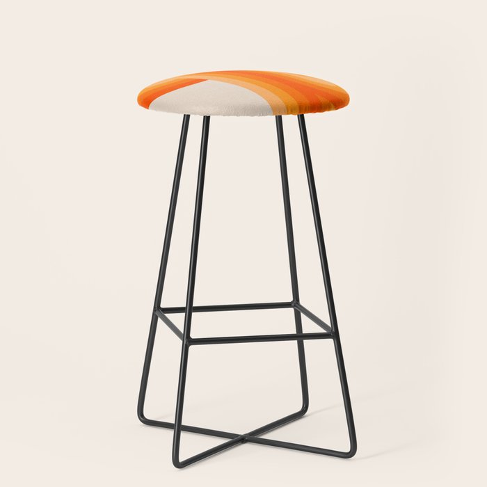 Creamsicle Knots Stool Gallery Image 1
