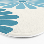 Retro Summer Daisies VI Bath Mat Gallery Image 3