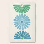 Retro Summer Daisies VI Cutting Board Gallery Image 1