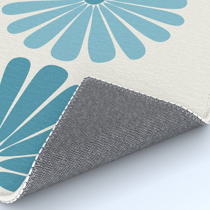 Retro Summer Daisies VI Rug Gallery Image 4