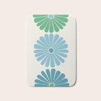 Retro Summer Daisies VI Bath Mat Gallery Image 1