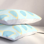 Yellow and blue retro sunglasses Pillow Sham Gallery Image 3