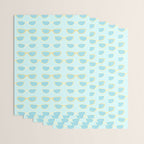 Yellow and blue retro sunglasses Wrapping Paper Gallery Image 3