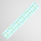 Yellow and blue retro sunglasses Table Runner Gallery Image 3