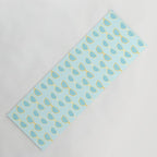 Yellow and blue retro sunglasses Yoga Mat Gallery Image 1