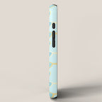 Yellow and blue retro sunglasses iPhone Case Gallery Image 2