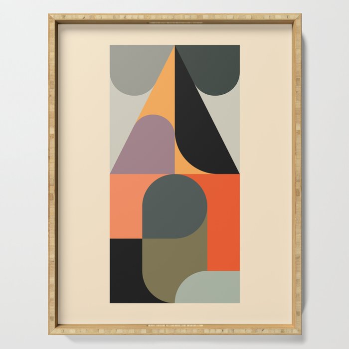 Modern Abstraction 15 Serving Tray Gallery Image 1