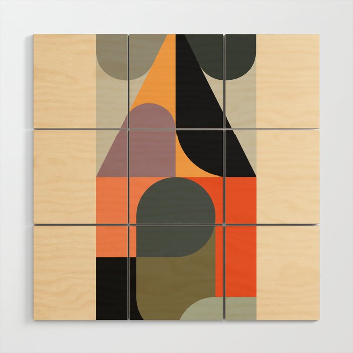 Modern Abstraction 15 Wood Wall Art Gallery Image 1
