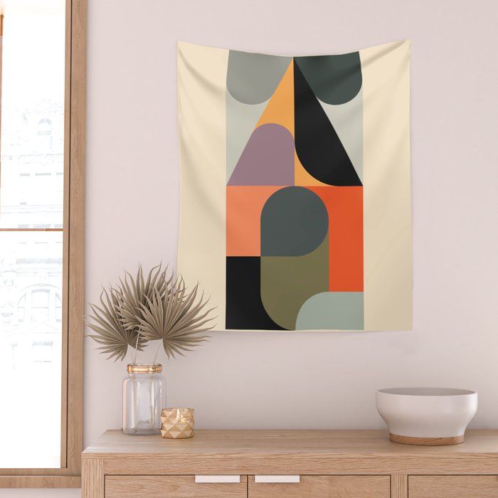 Modern Abstraction 15 Wall Tapestry Gallery Image 2