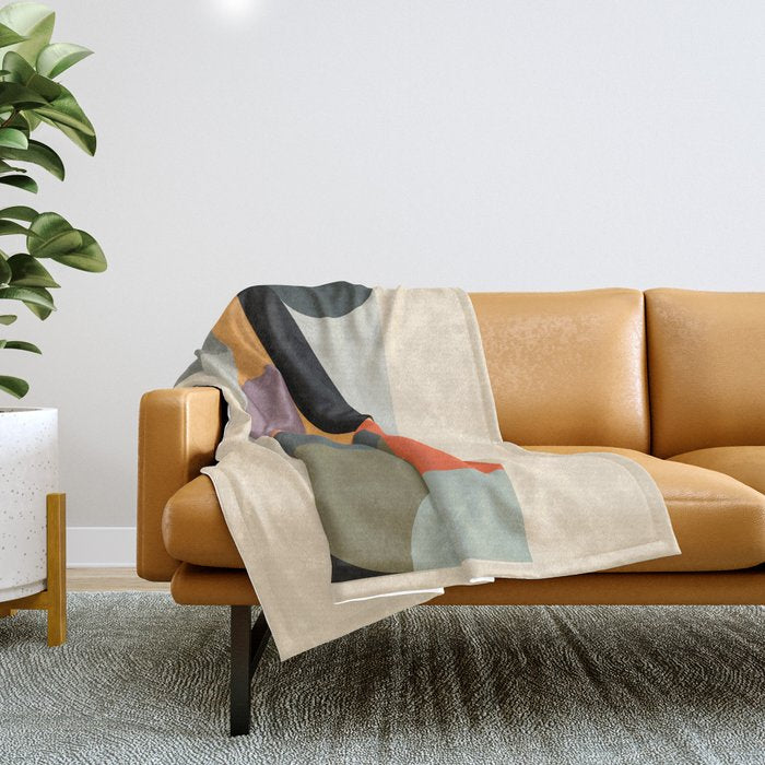 Modern Abstraction 15 Throw Blanket Gallery Image 1