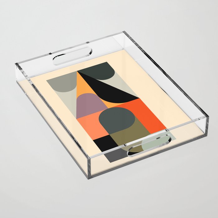 Modern Abstraction 15 Acrylic Tray Gallery Image 1
