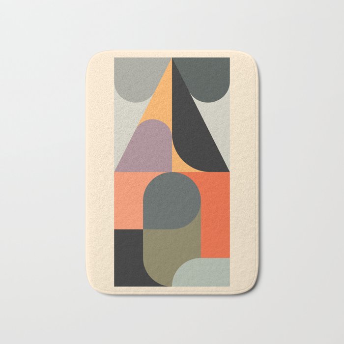 Modern Abstraction 15 Bath Mat Gallery Image 1