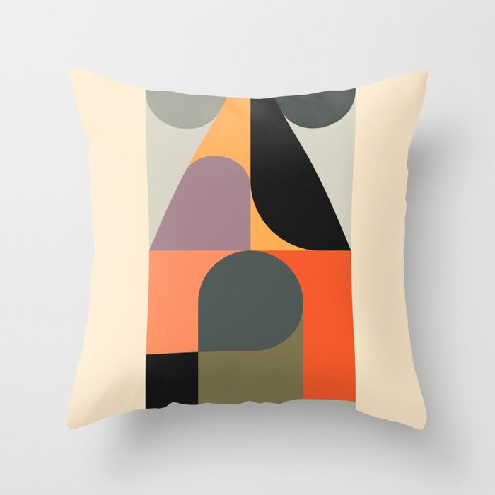Modern Abstraction 15 Throw Pillow Gallery Image 1