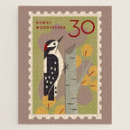 Woodpecker Postage Stamp Jigsaw Puzzle Gallery Image 1