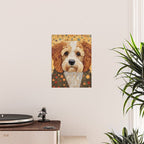 Cute Klimt Dog with Colorful Jacket Poster Gallery Image 2