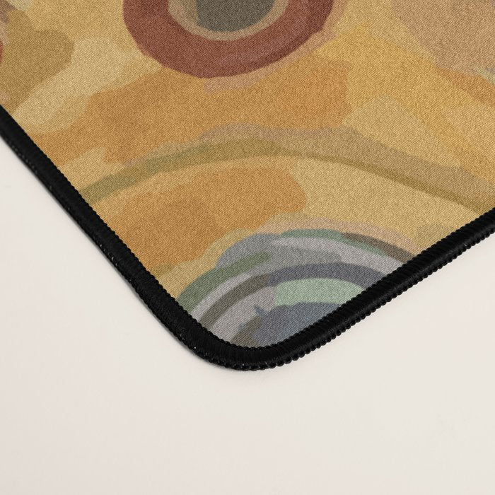 Cute Klimt Dog with Colorful Jacket Desk Mat Gallery Image 4