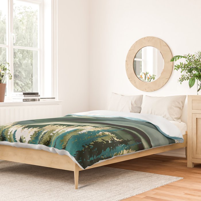 Sage Vista Duvet Cover Gallery Image 2