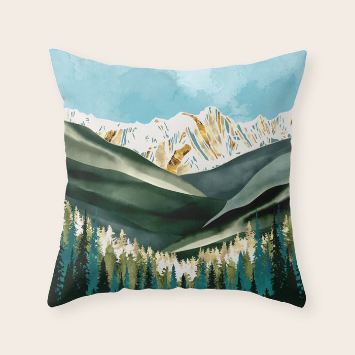 Sage Vista Throw Pillow Gallery Image 6