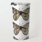 Gold Butterfly Travel Mug Gallery Image 3