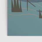 Cranes Wading At Sunset Poster Gallery Image 3