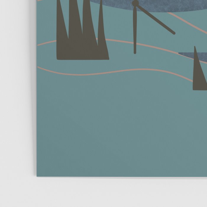 Cranes Wading At Sunset Poster Gallery Image 3