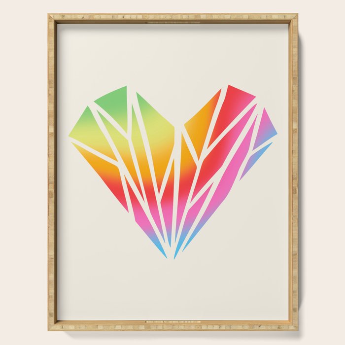 Pride Heart Serving Tray Gallery Image 1
