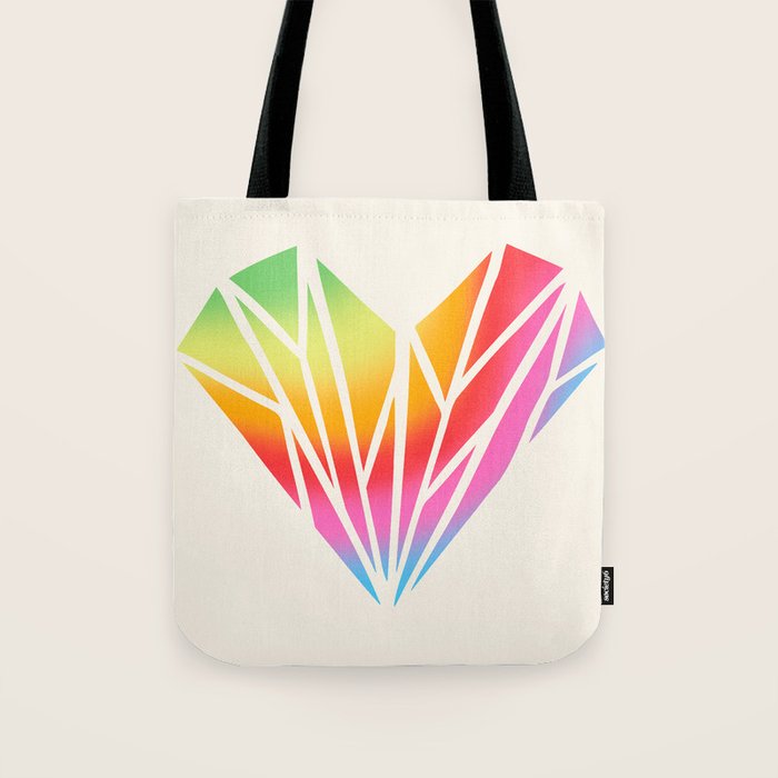 Pride Heart Tote Bag Gallery Image 1