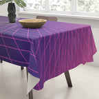 Outrun Grid / 80s Retro Tablecloth Gallery Image 3