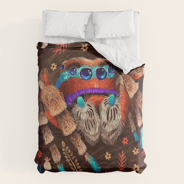 Jumping Spider Duvet Cover Gallery Image 6