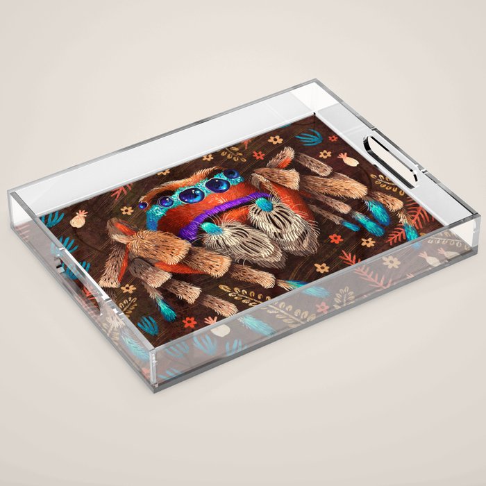 Jumping Spider Acrylic Tray Gallery Image 1